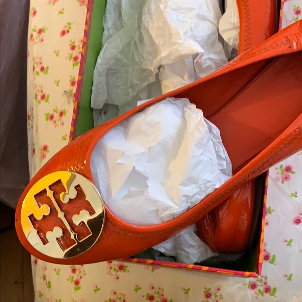 Tory Burch Reva Patent leather Flats